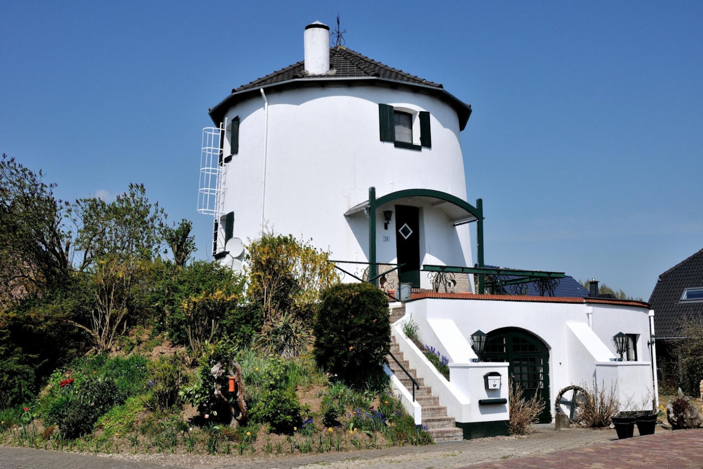 Slapen in een witte molen cadeau