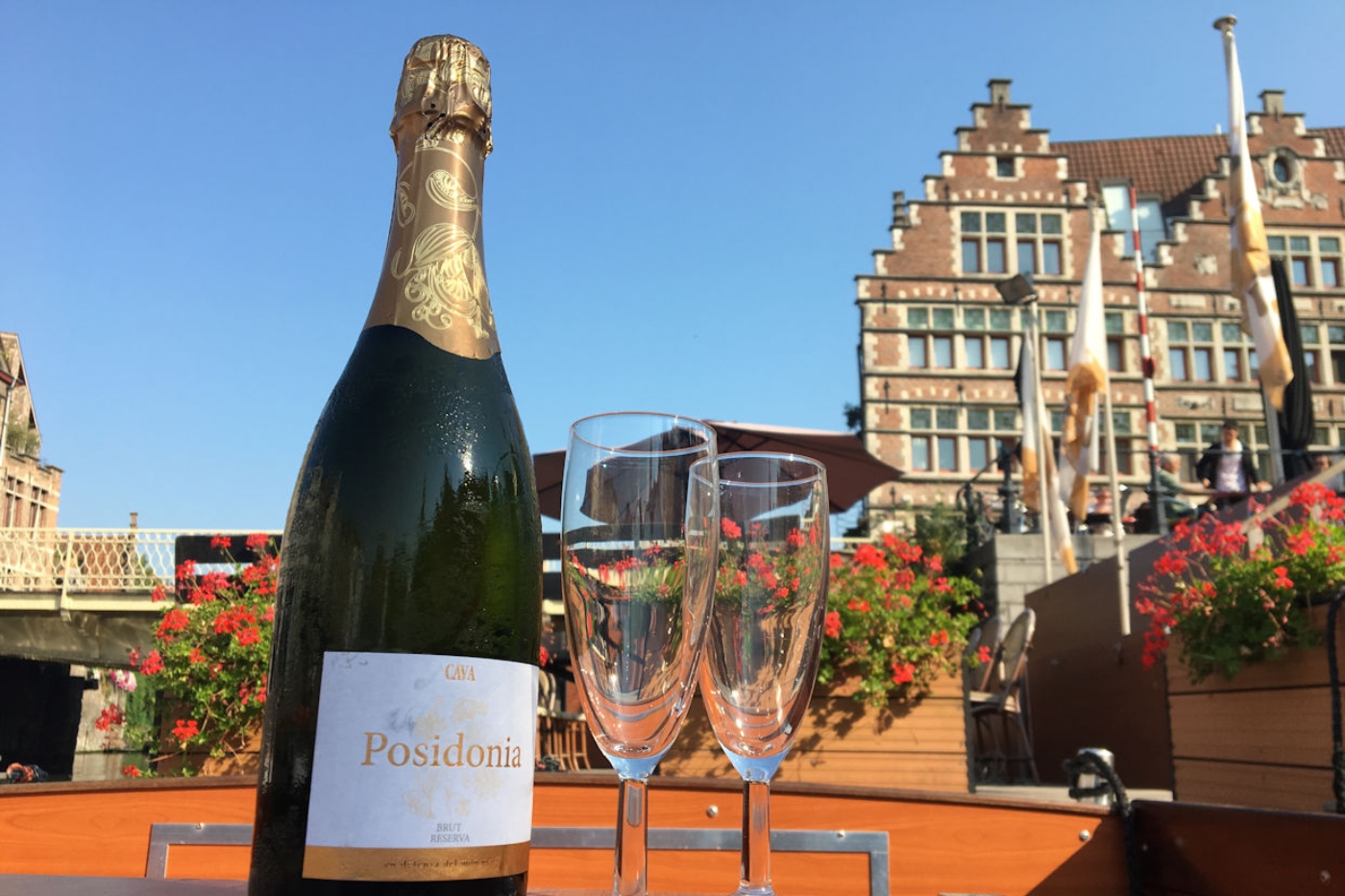 Romantische rondvaart door Gent inclusief diner