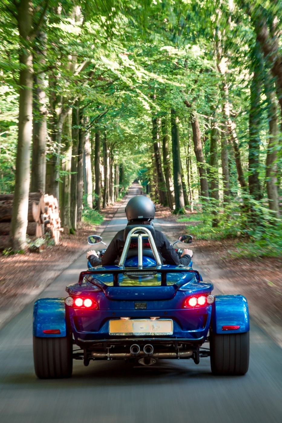 Touren op een trike