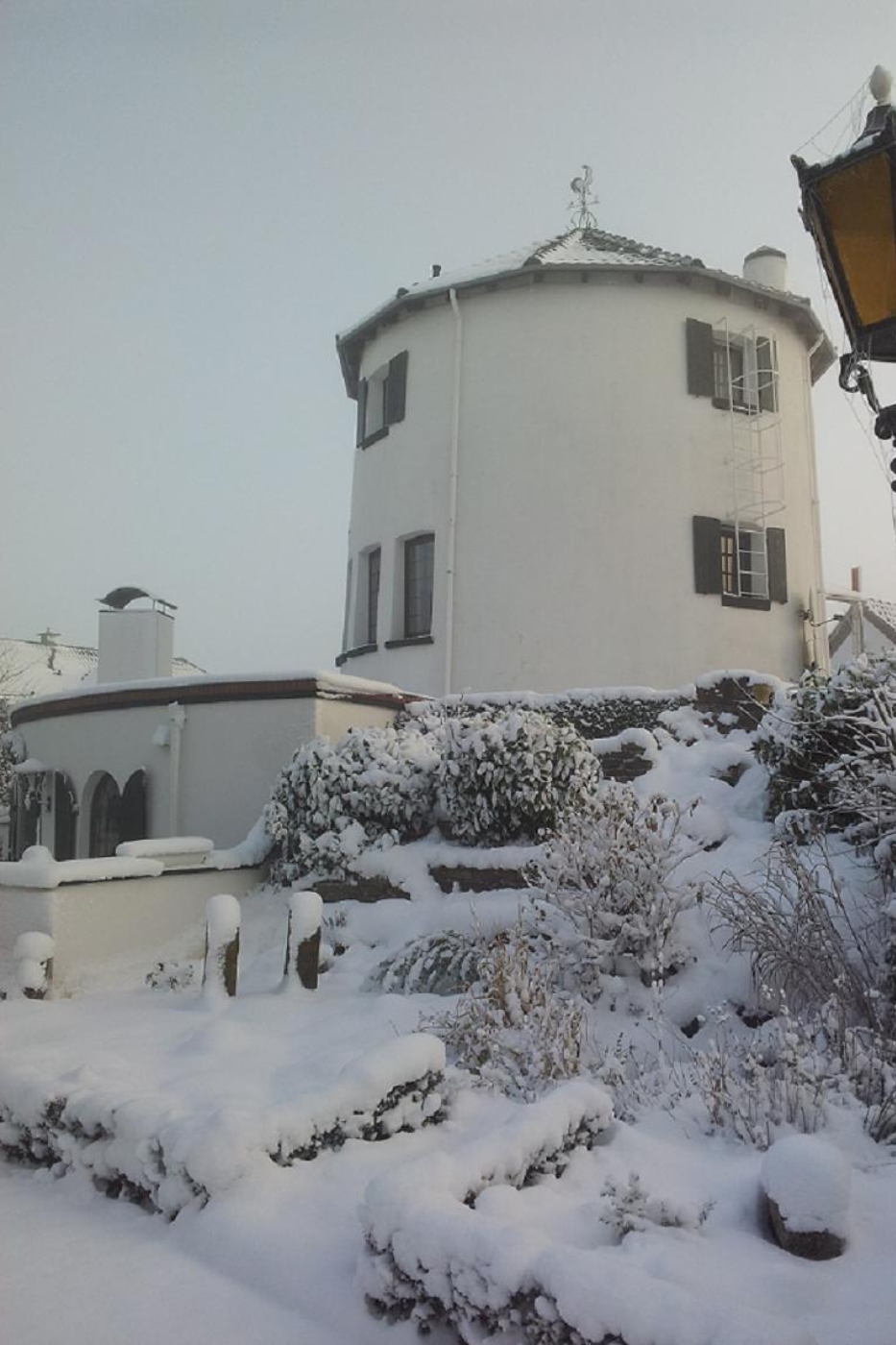 Slapen in een witte molen