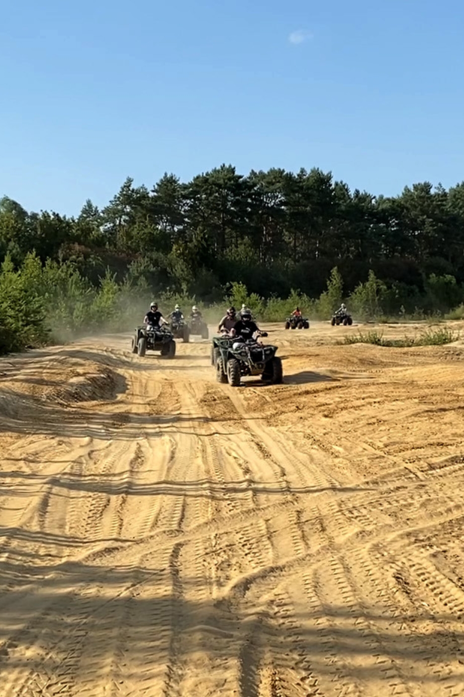 Quad rijden en karten