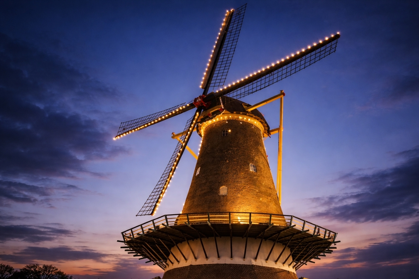 Geef dineren in een oude molen cadeau