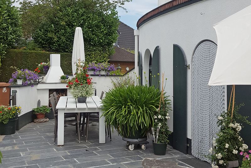 Slapen in een witte molen