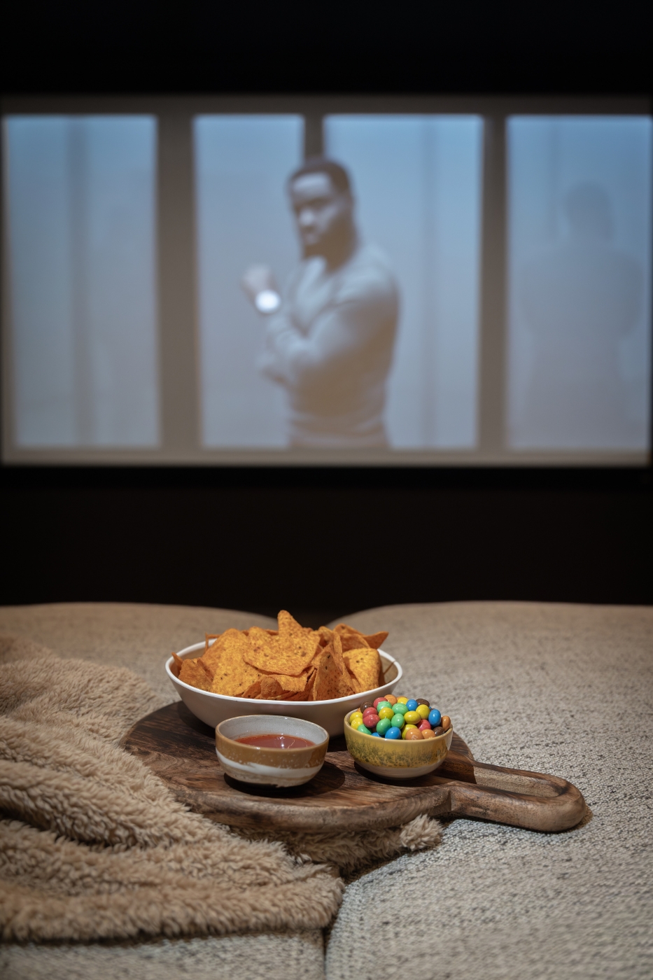 b&b wellness met bioscoop filmdoek cadeau