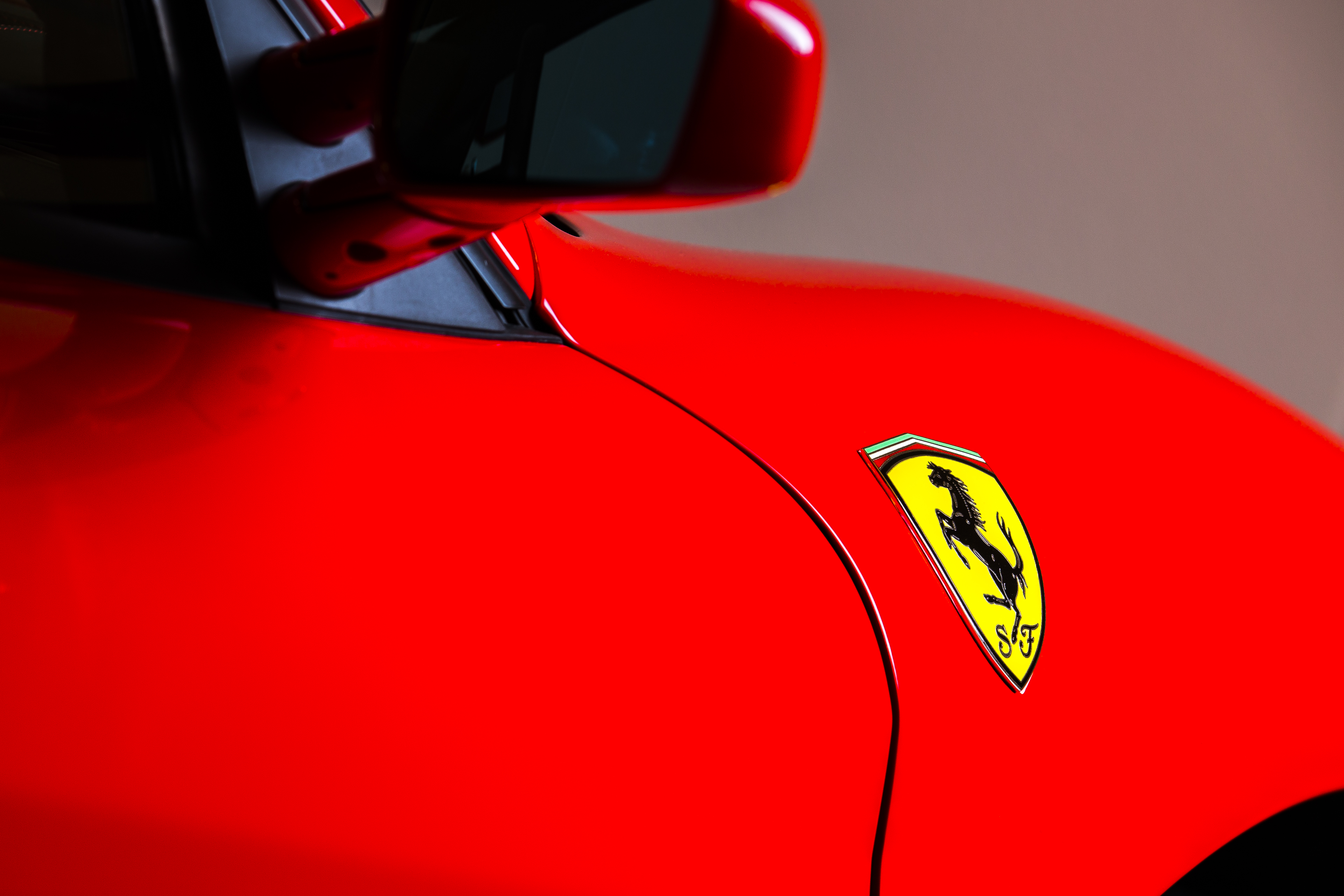Rijden in een Ferrari