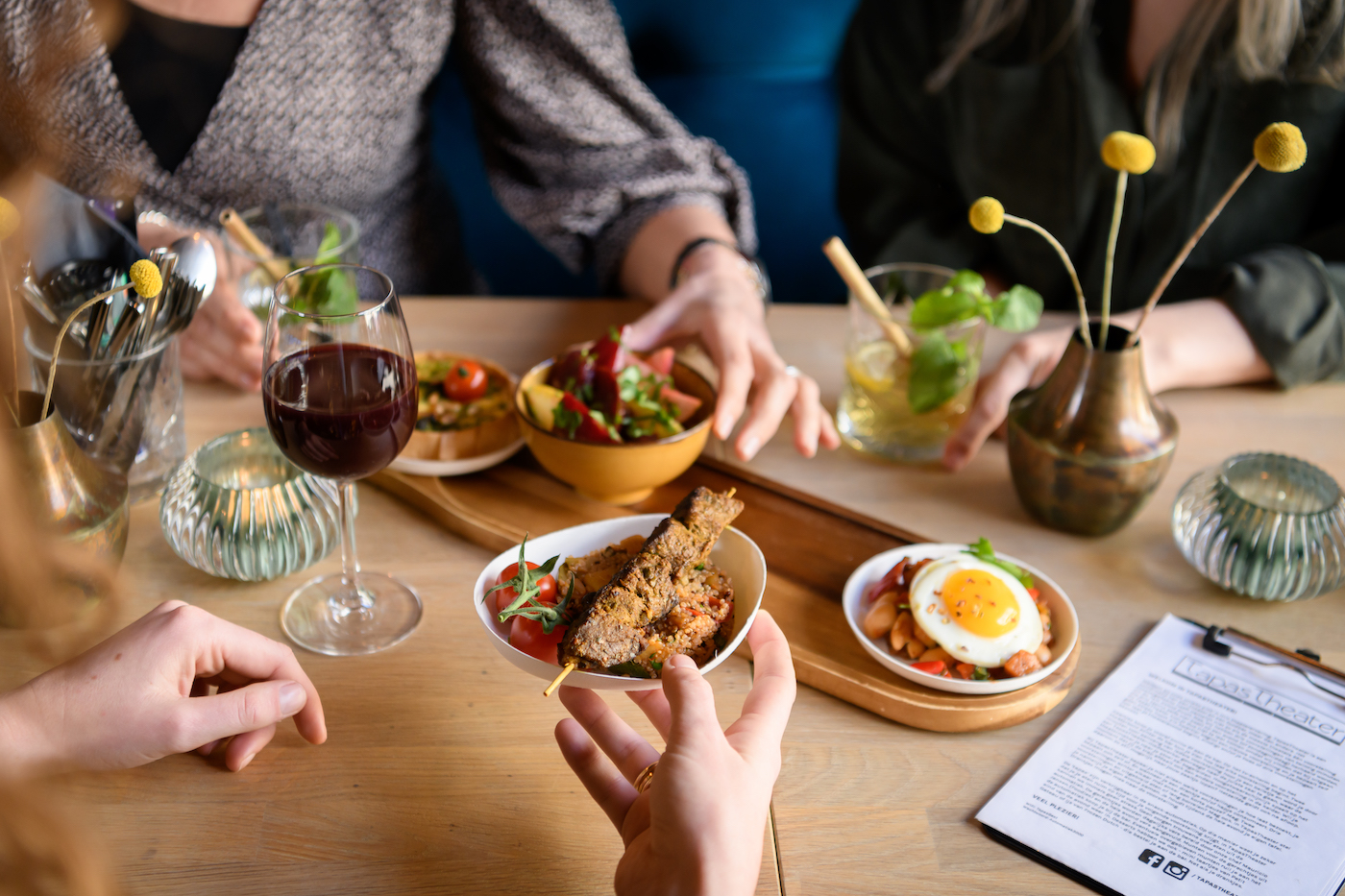 tapas eten en theater amsterdam cadeau