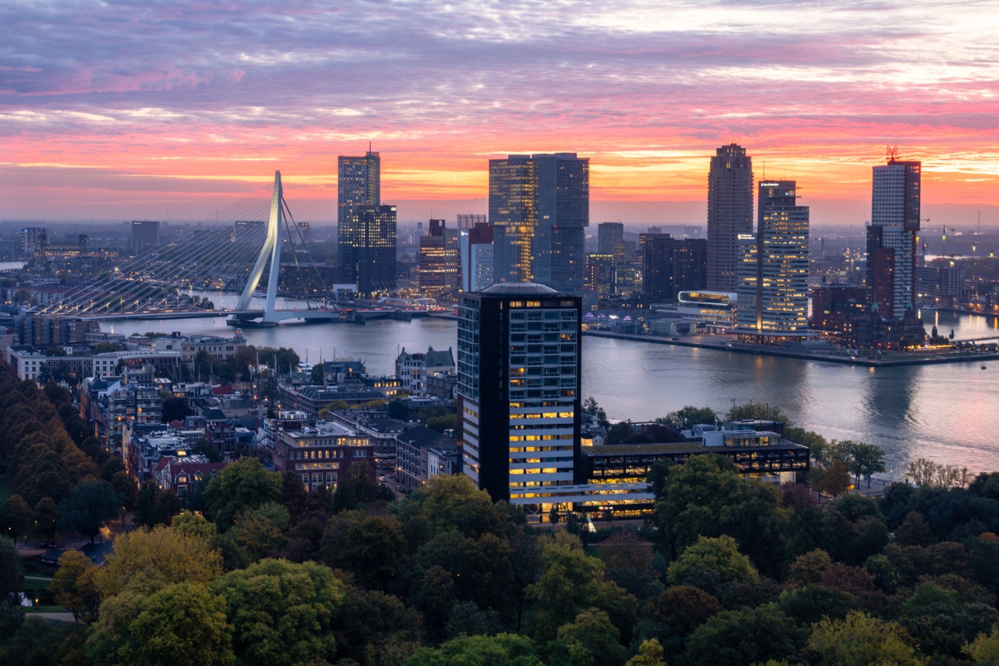 Uitzicht Euromast Candlelight diner cadeau