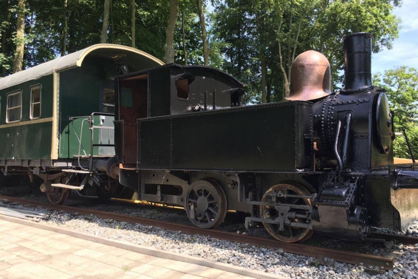 Slapen in een oude treinwagon