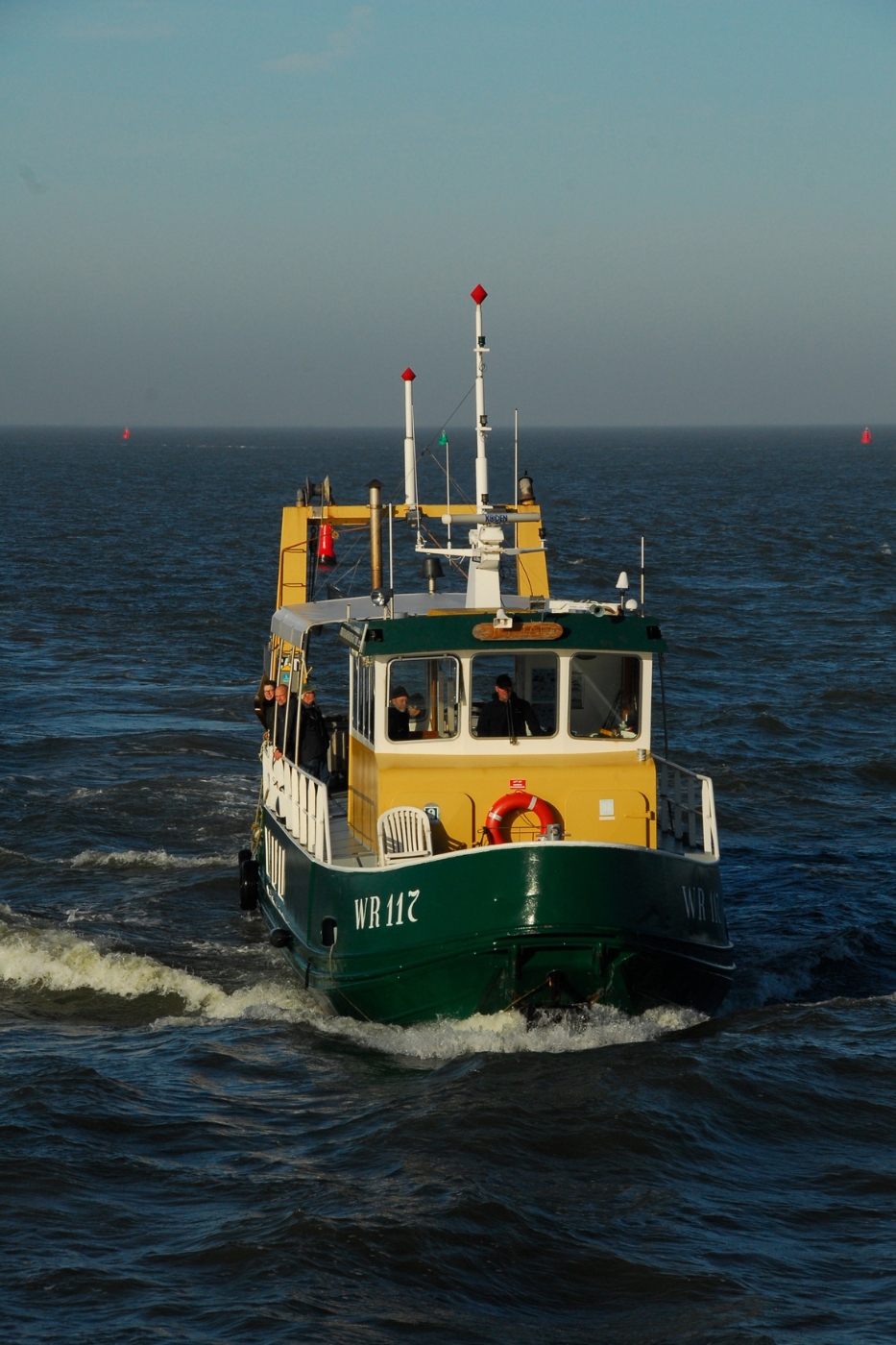 Garnalen vissen Waddenzee