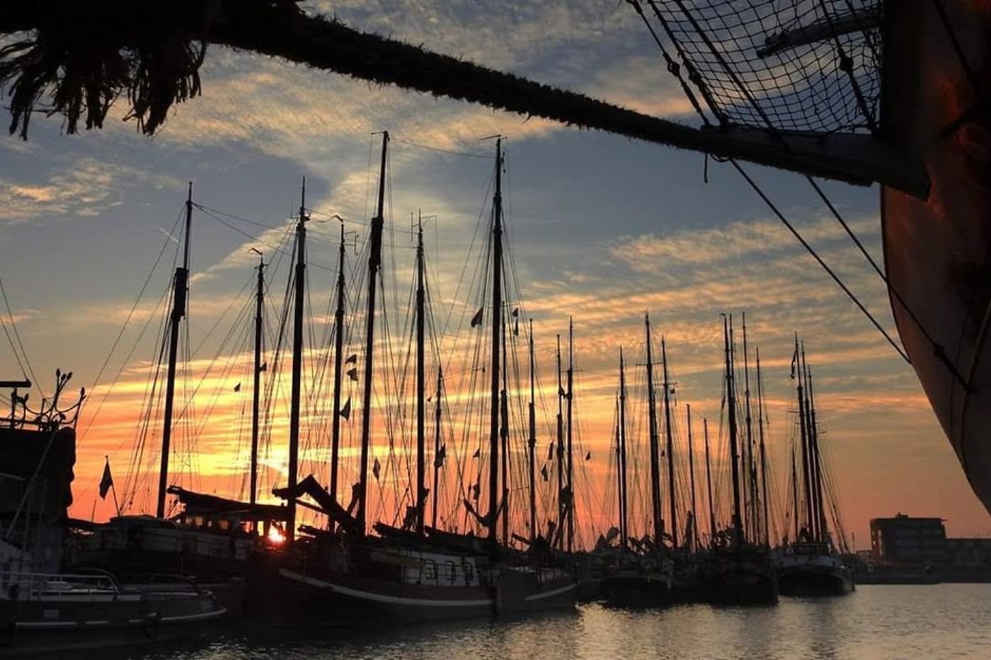 Sunset cruise over het IJsselmeer