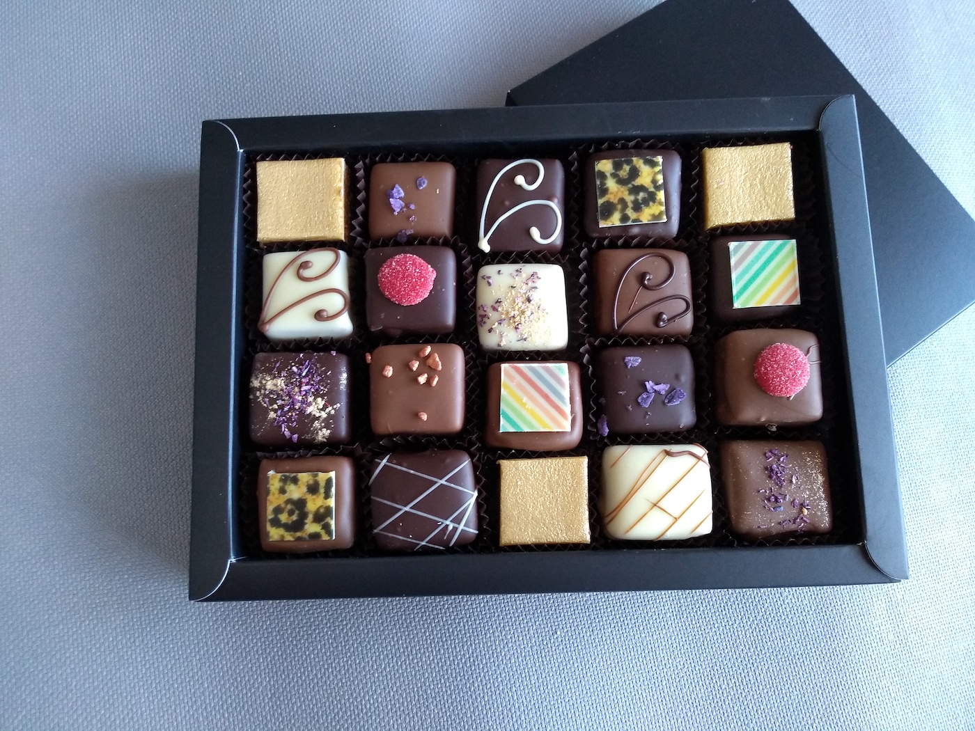 Verras met chocoladepost
