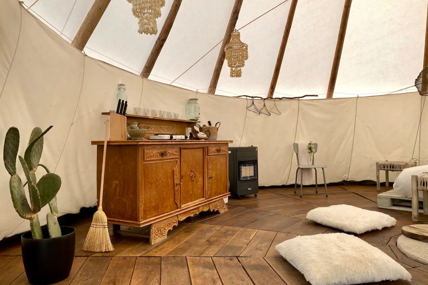 Tipi overnachting
