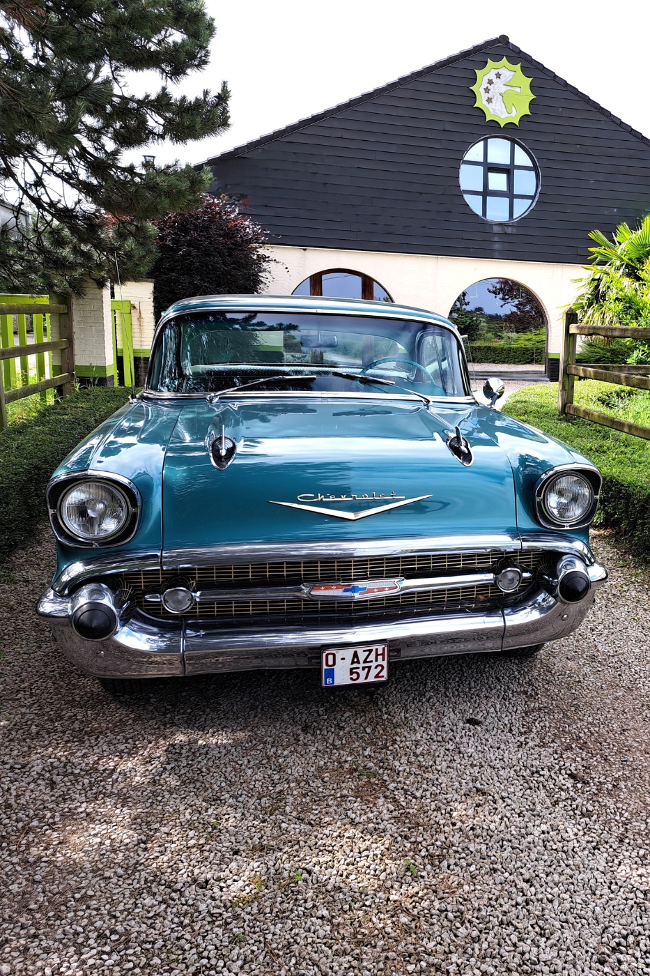 Rondrit in een oldtimer