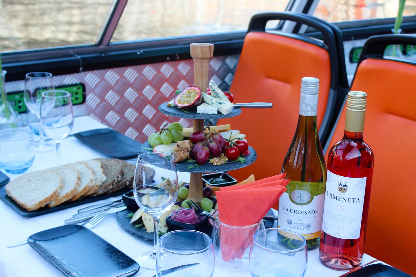Cheese en wine cruise cadeau