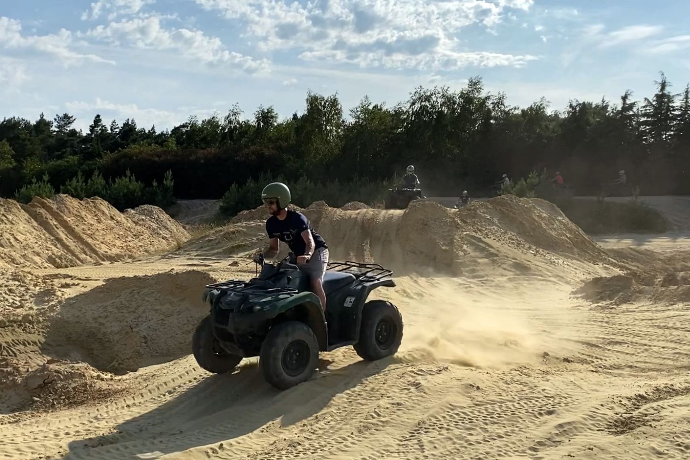 Quad rijden en karten