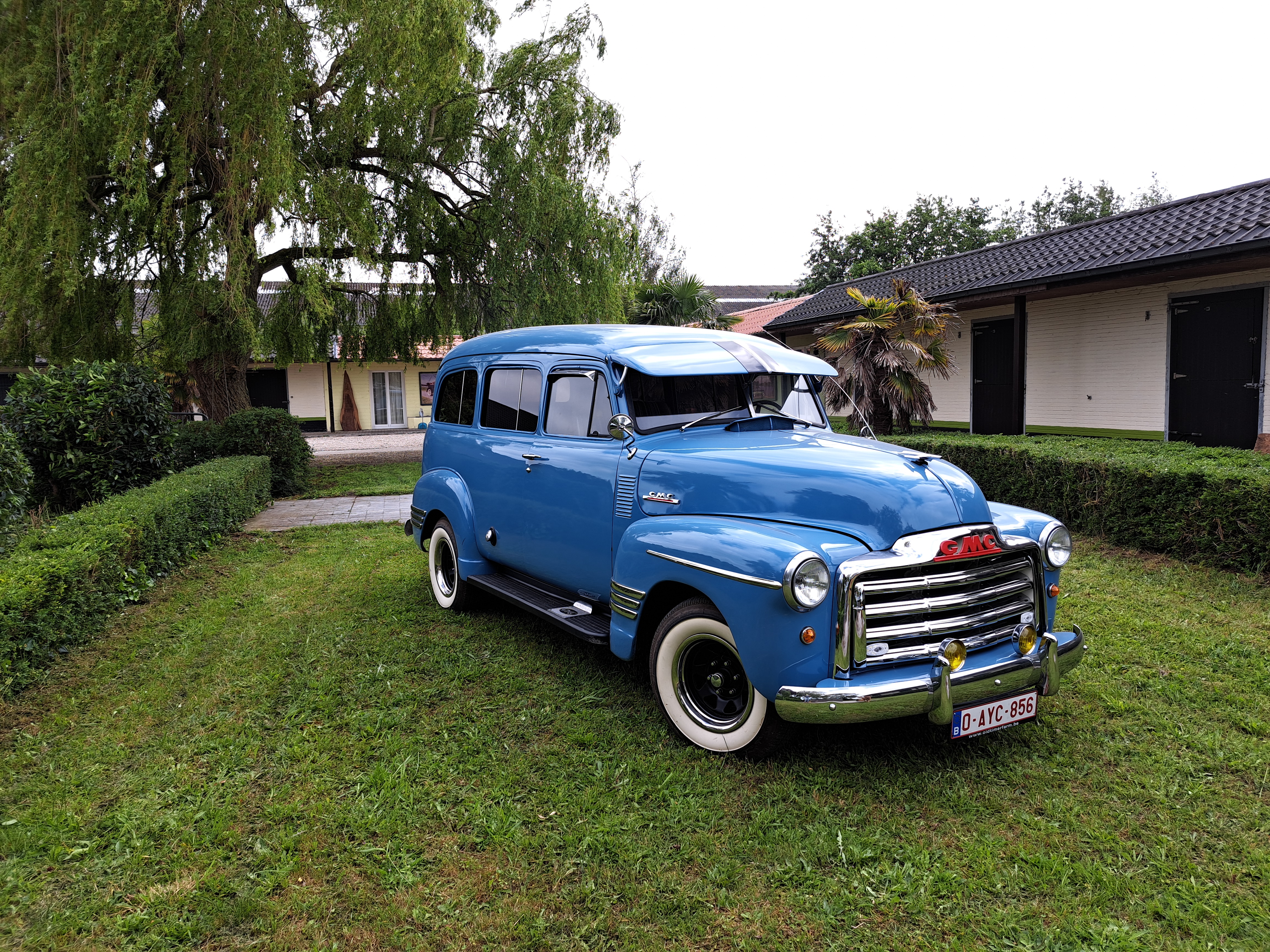 Rondrit in een oldtimer