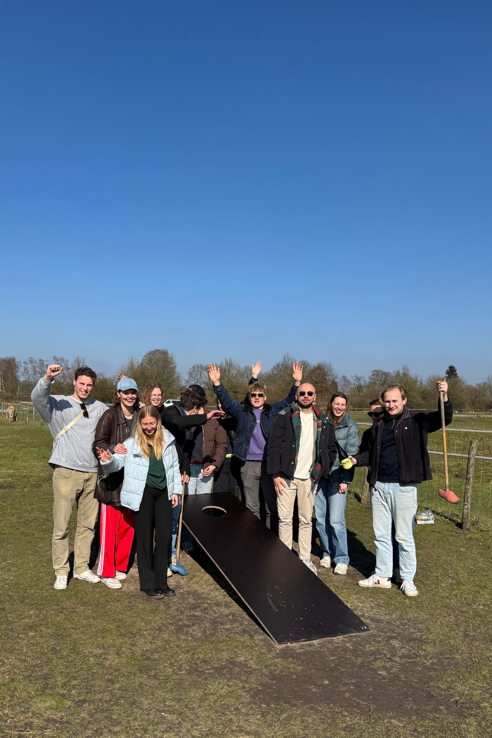 Fietstocht met alpacagolf