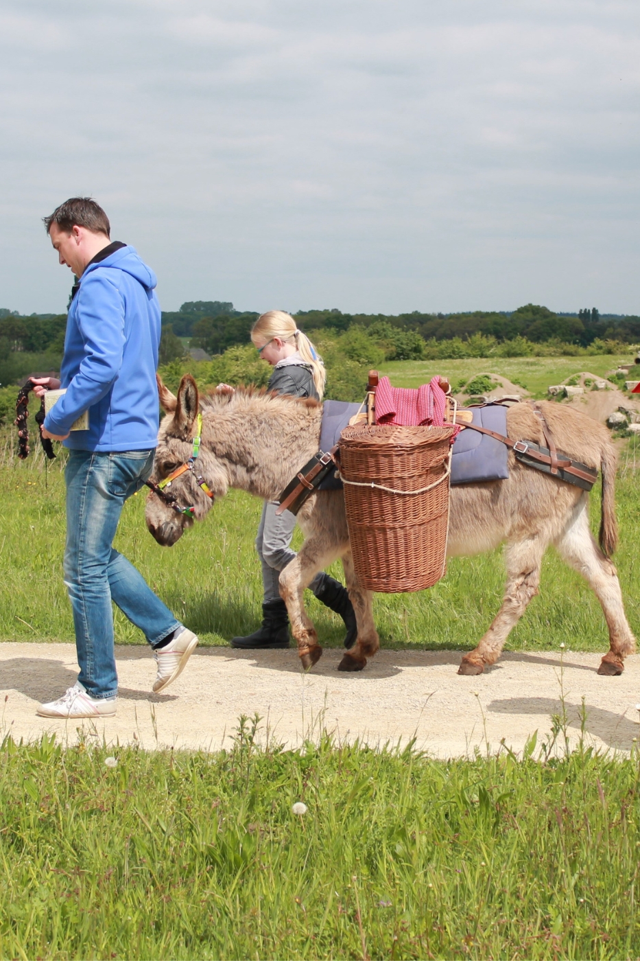 Ezeltocht met picknick