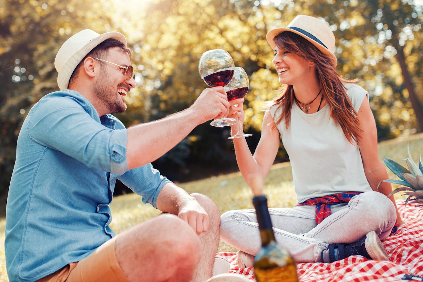 Picknick in het bos