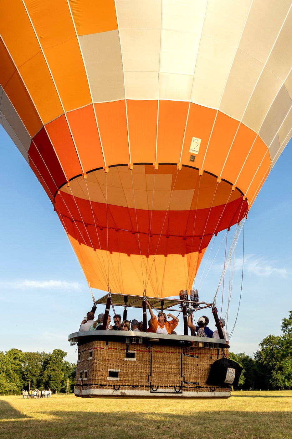 Dineren in een luchtballon