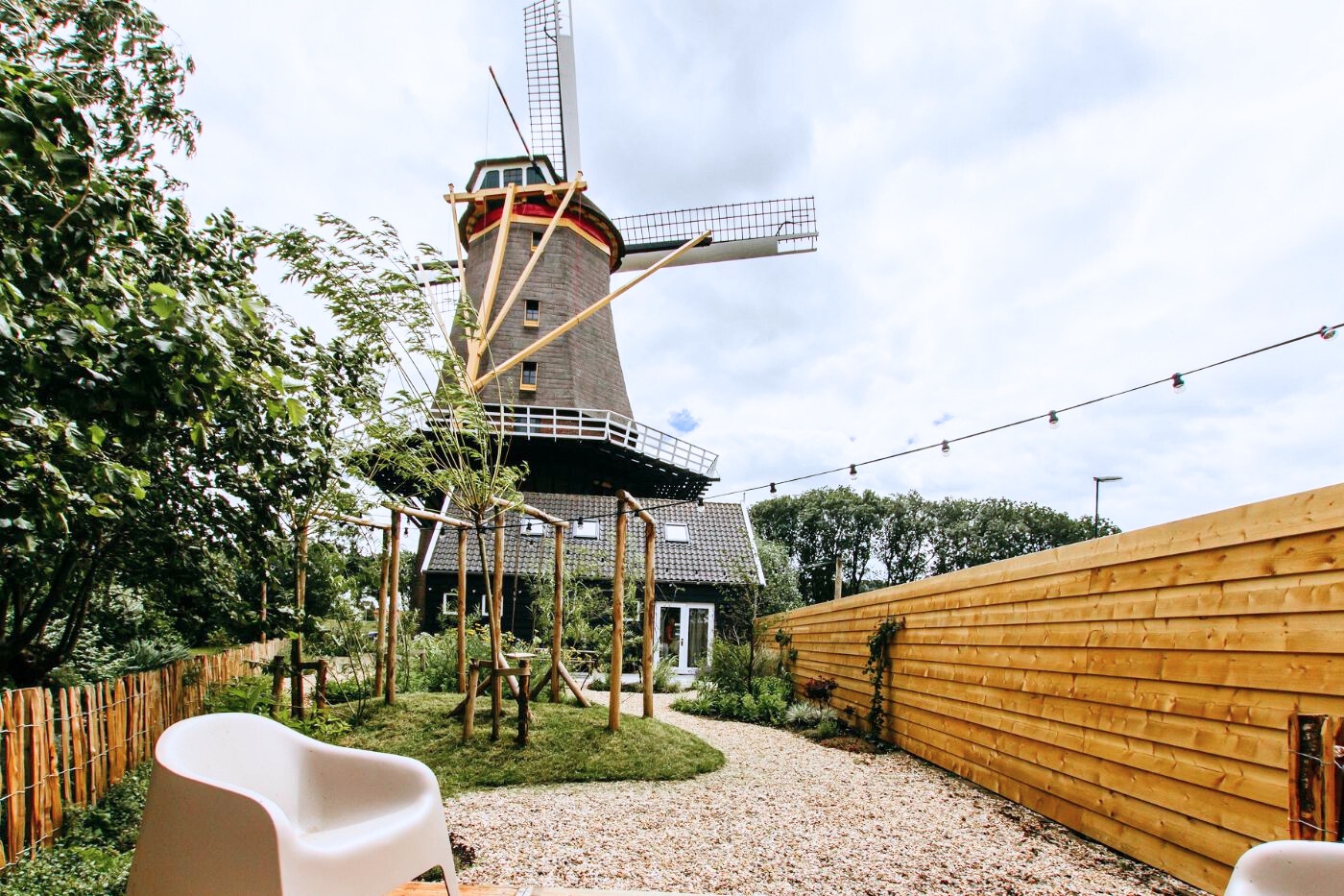 Overnachten in een oude molen cadeau