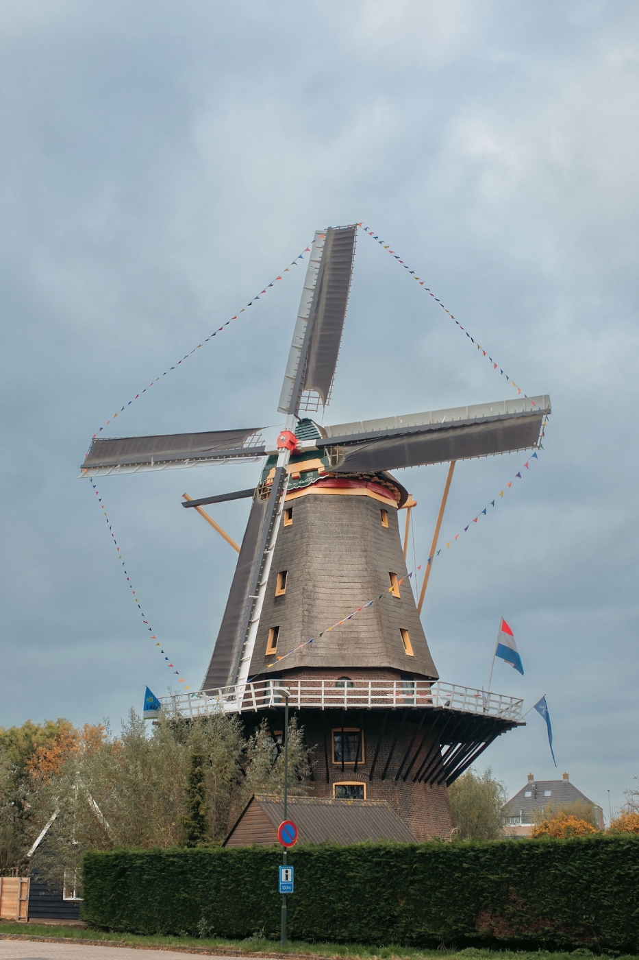 Overnachten in een Delfts blauwe suite in een molen
