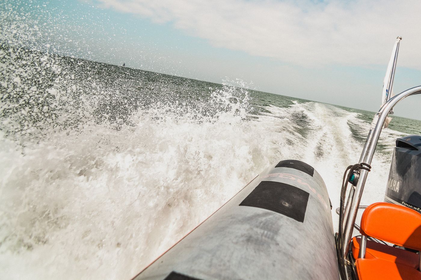 Speedboattocht over de Noordzee