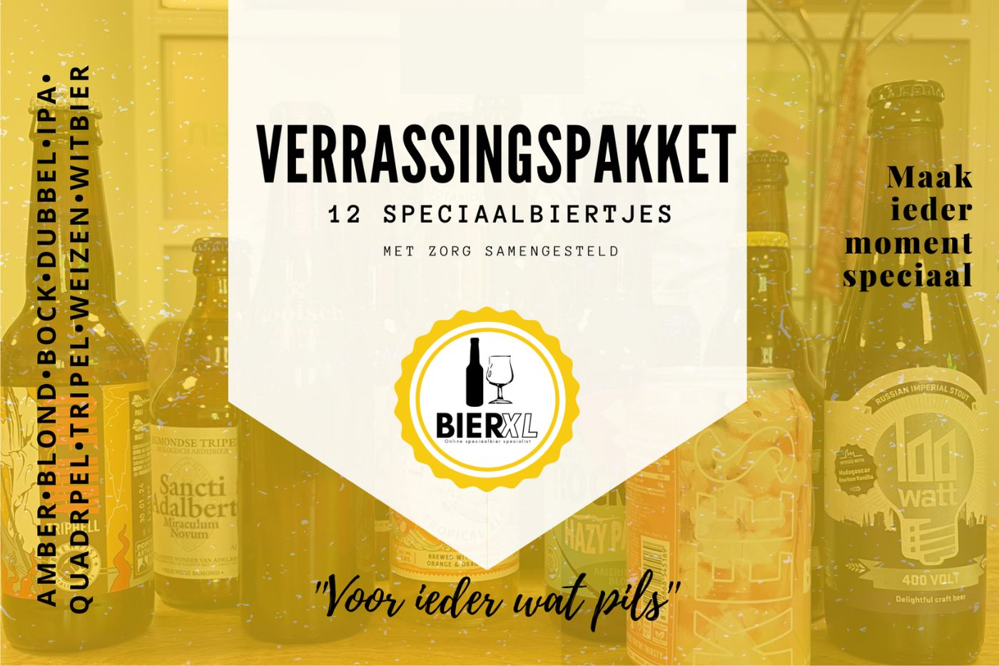 Verras met een bierpakket via de post