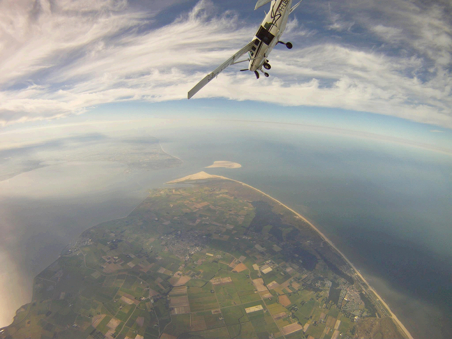 Tandem parachutesprong