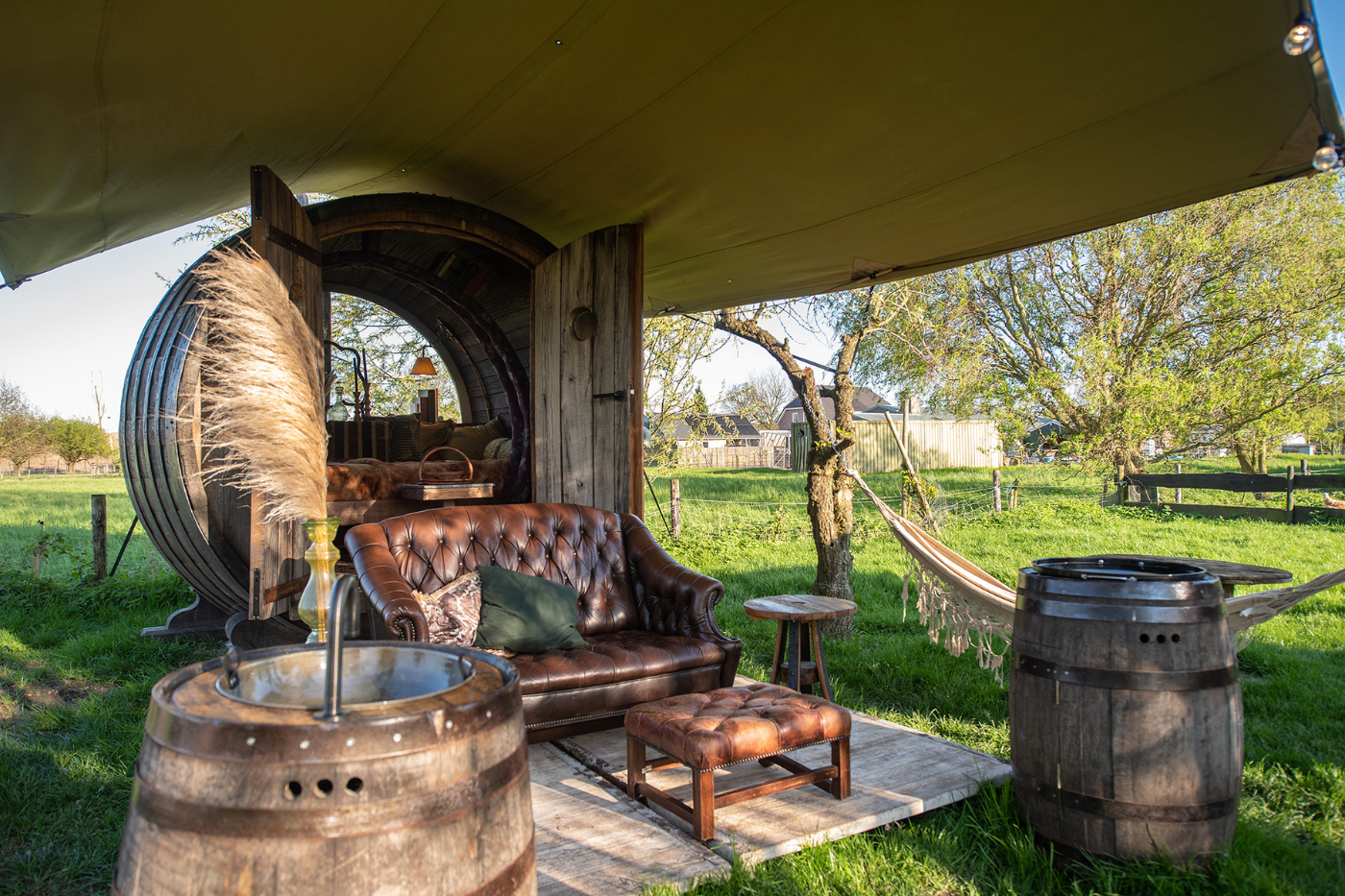 Tiny house wijnvat