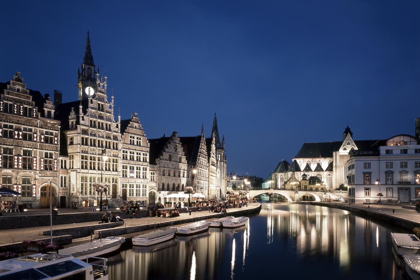 Romantische rondvaart door Gent inclusief diner