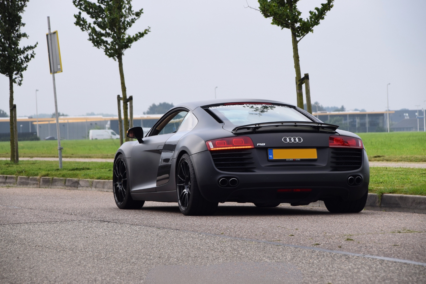 Extra lang Audi R8 rijden