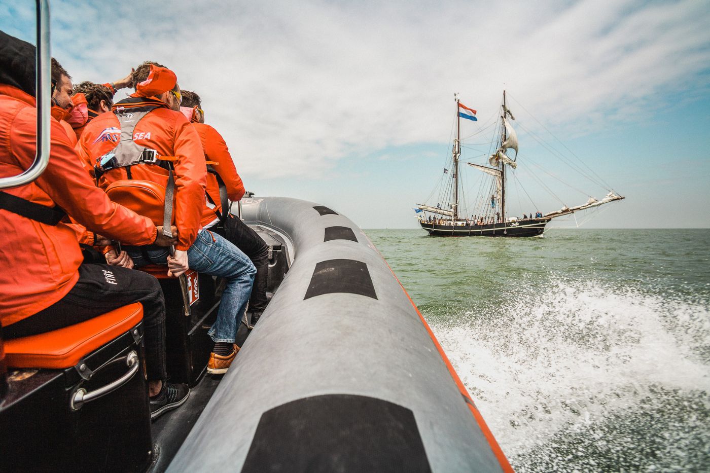Speedboattocht over de Noordzee