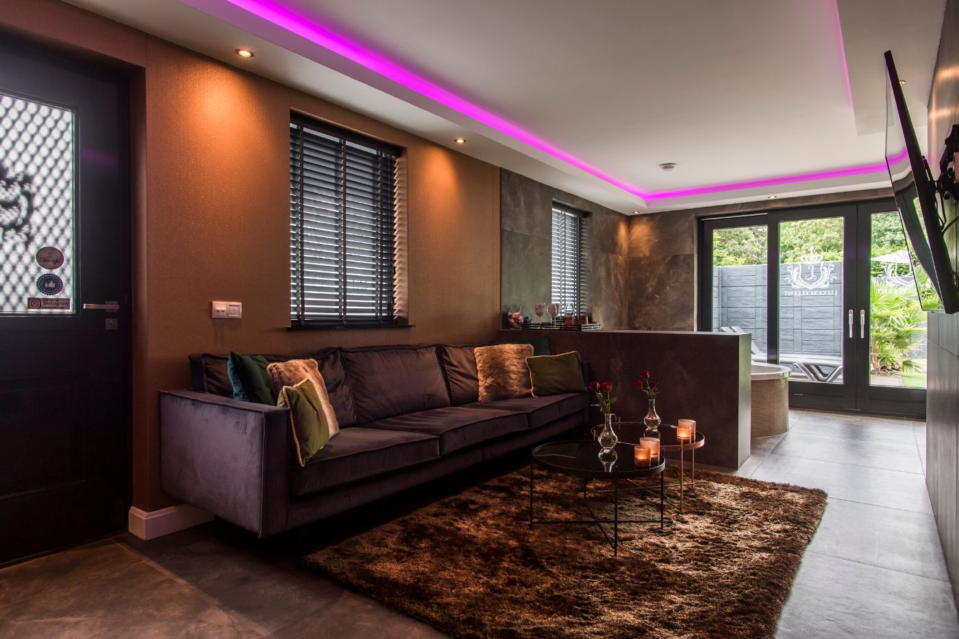 Overnachting in een wellness suite
