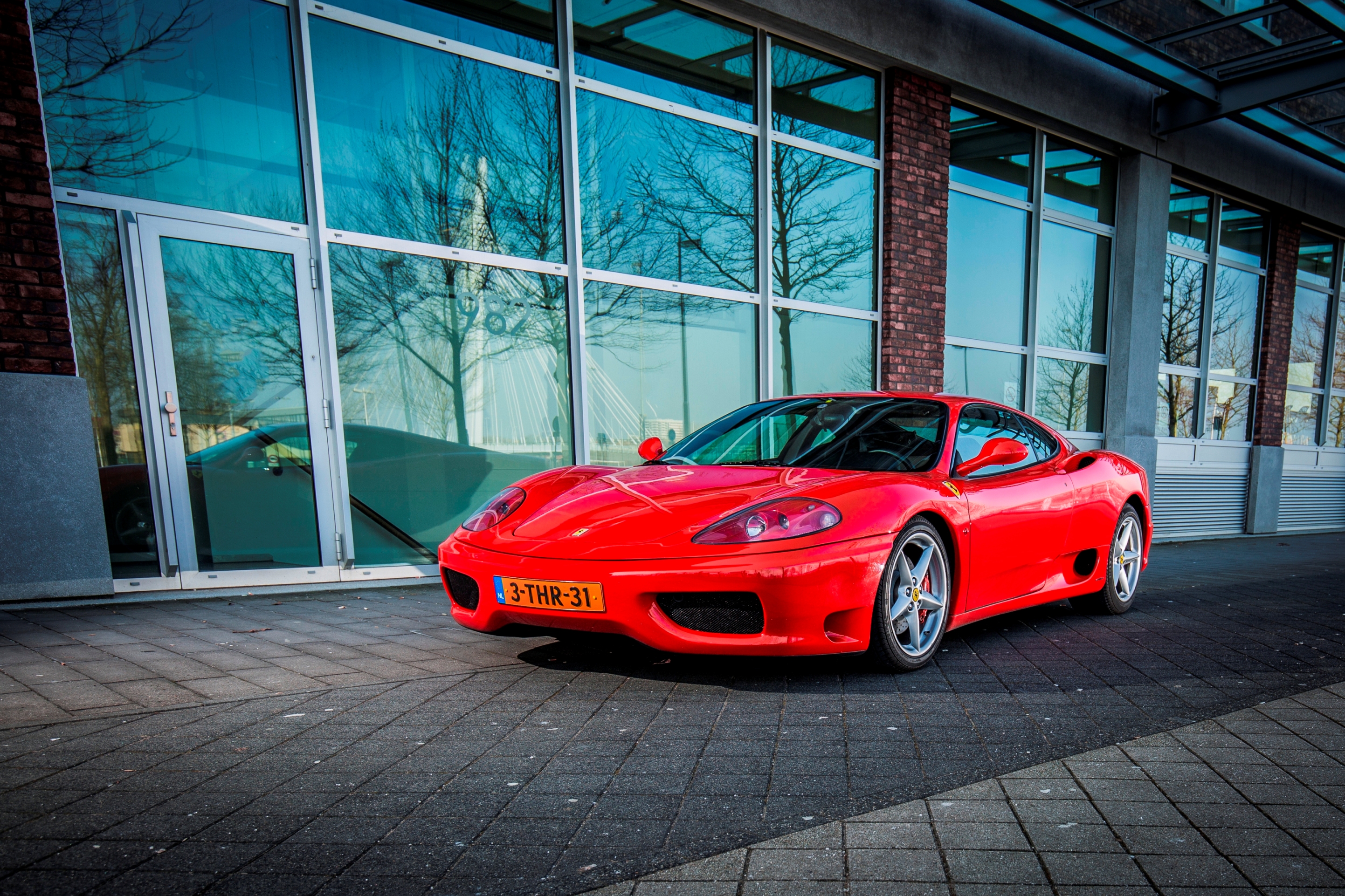 Rijden in een Ferrari