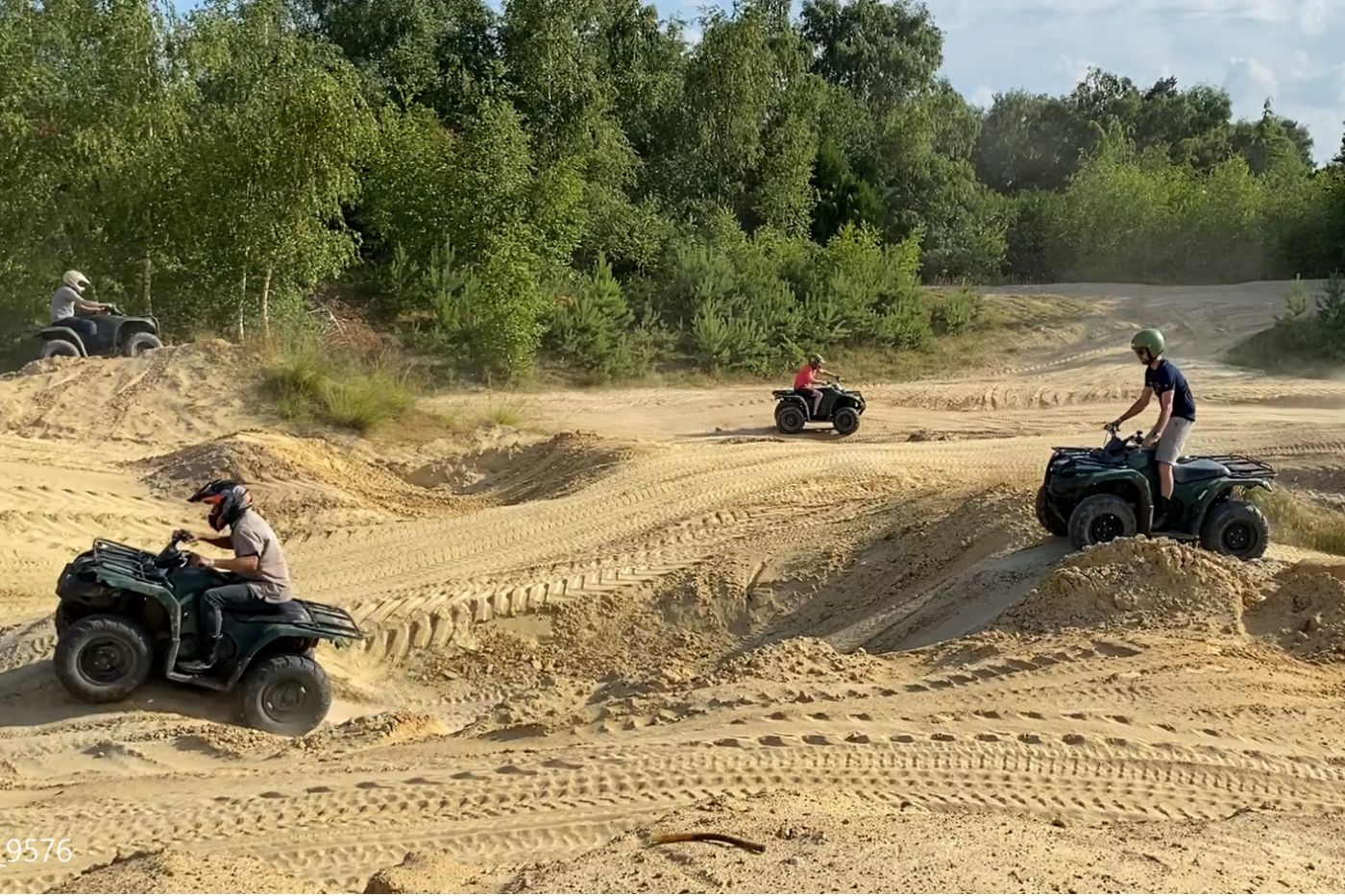 Quad rijden en karten
