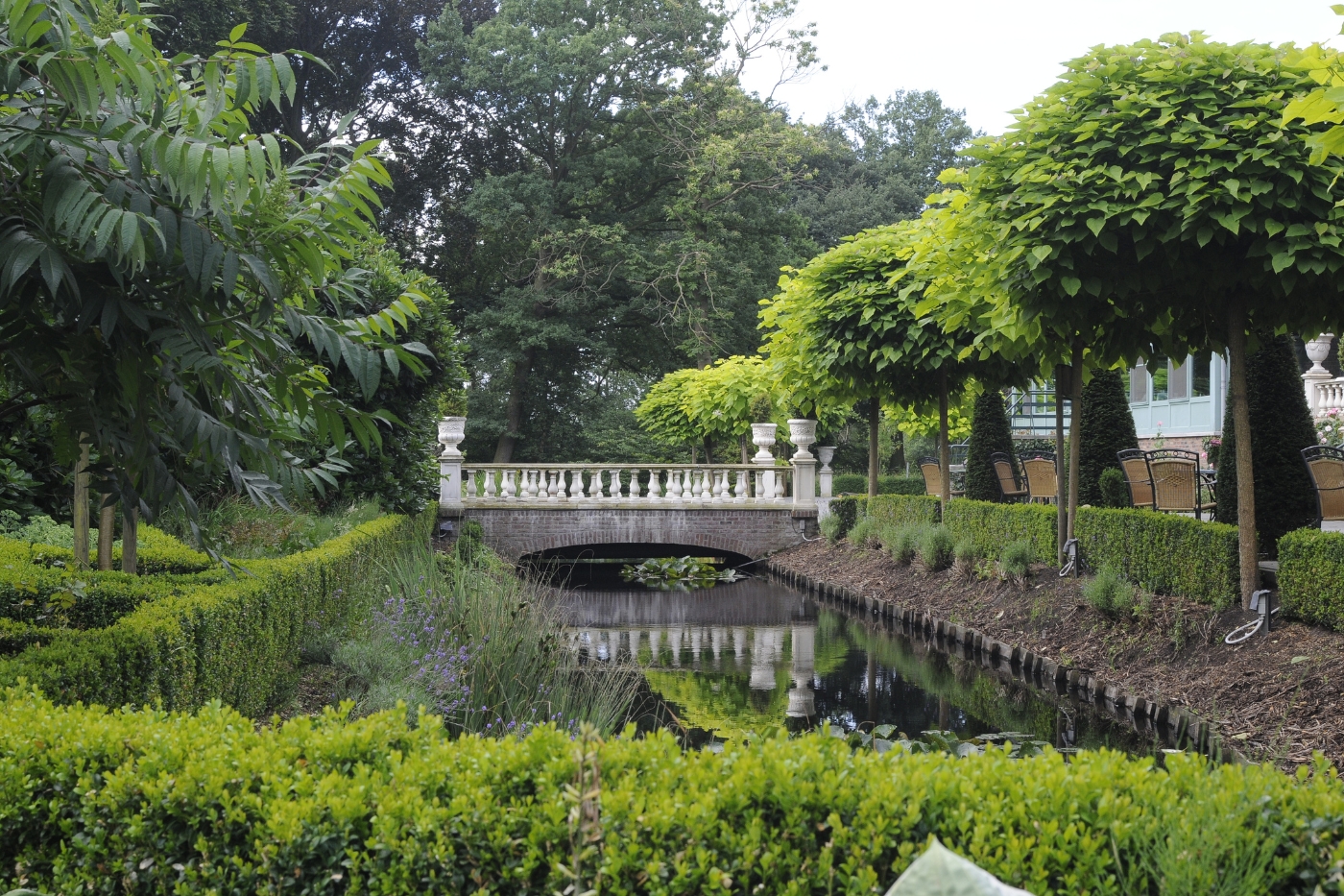 Mooie tuin kasteel overnachting cadeau