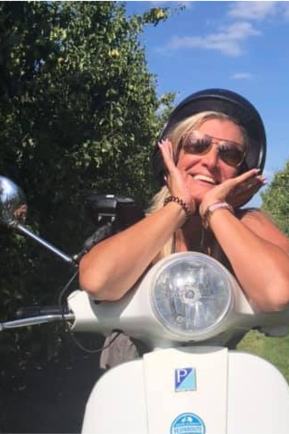 Vespa rijden en picknick