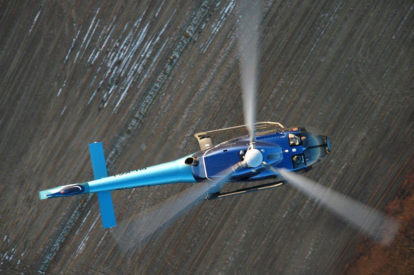 Helikopter vliegen