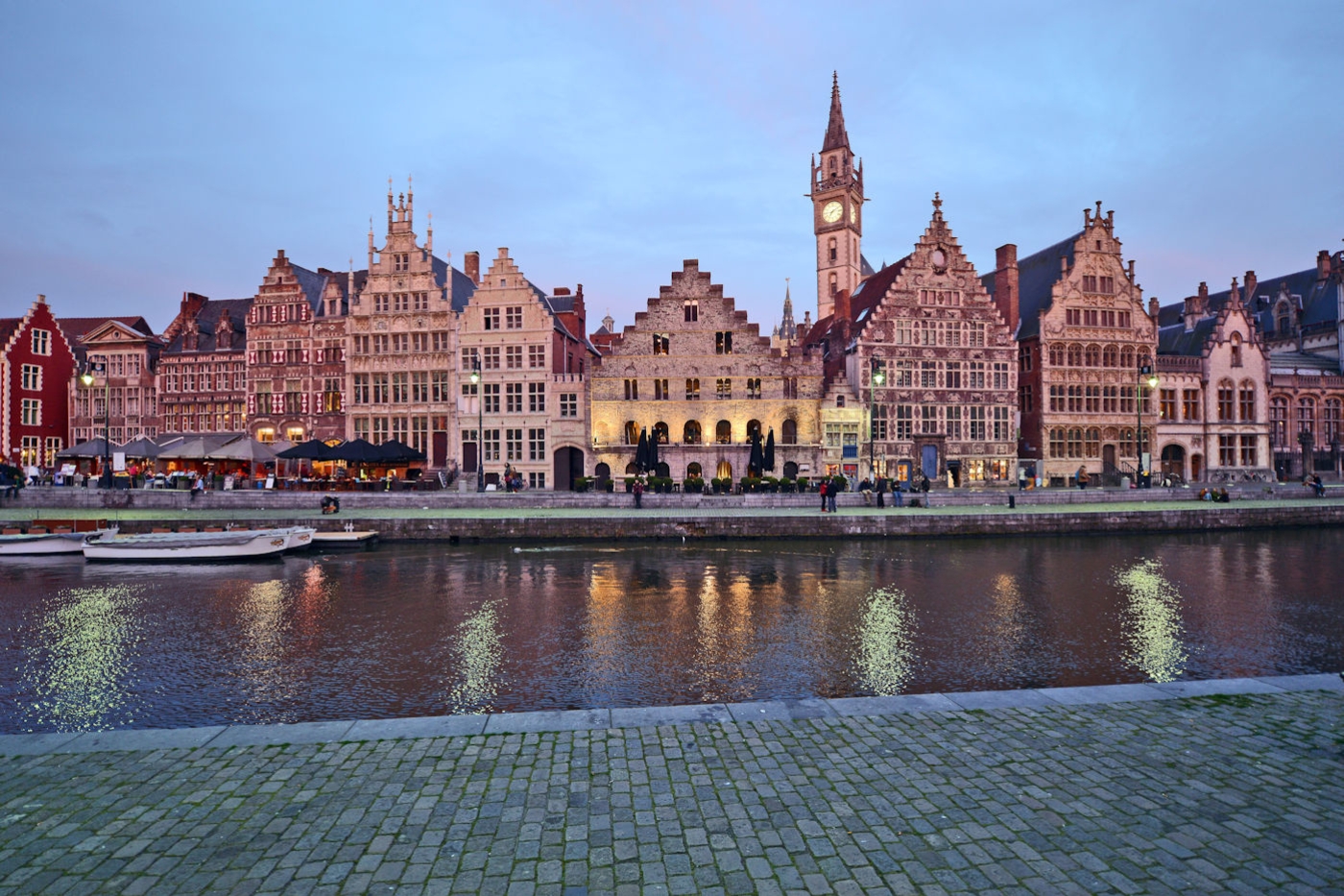Romantische rondvaart door Gent inclusief diner