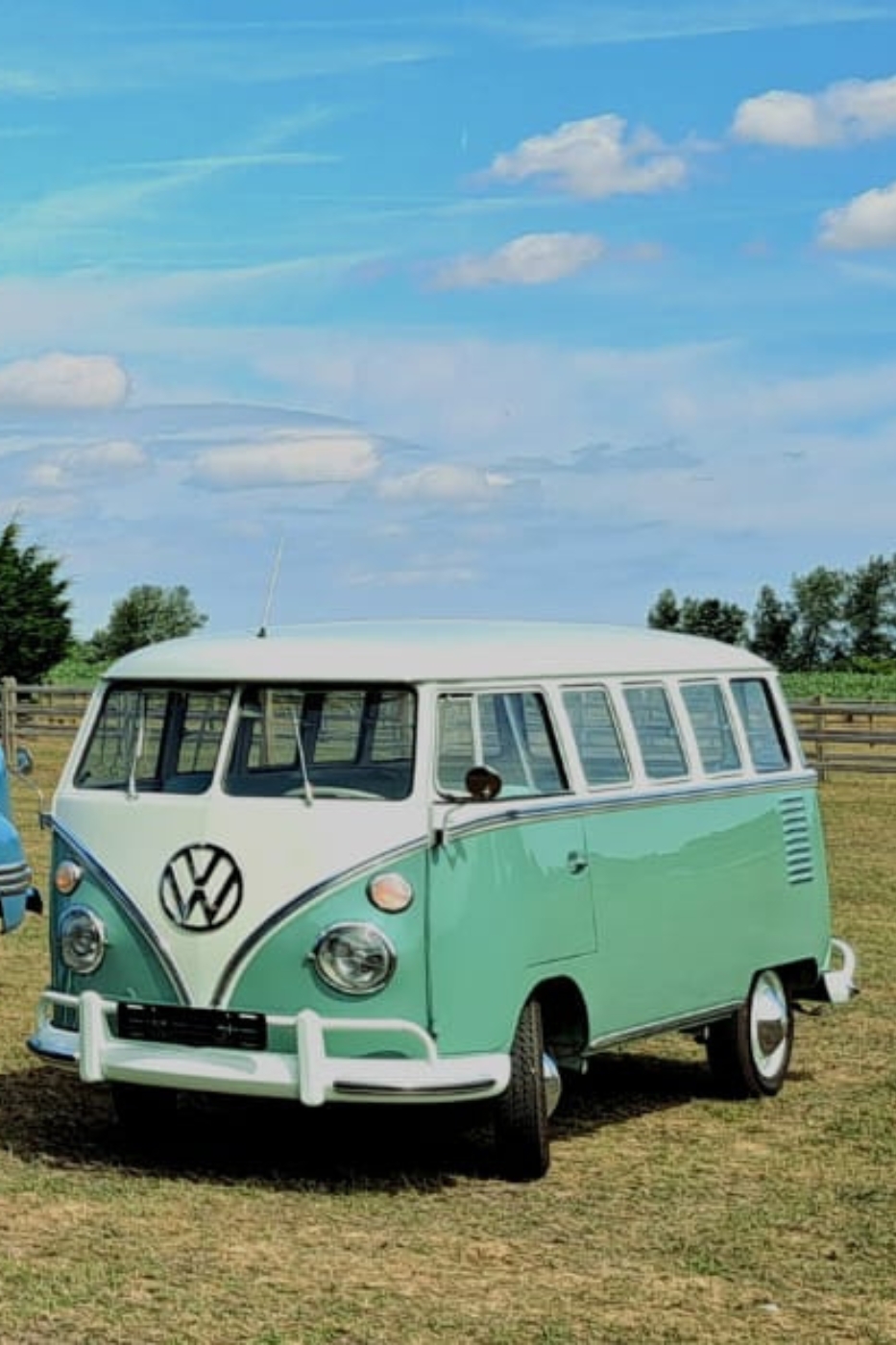 Rondrit in een oldtimer