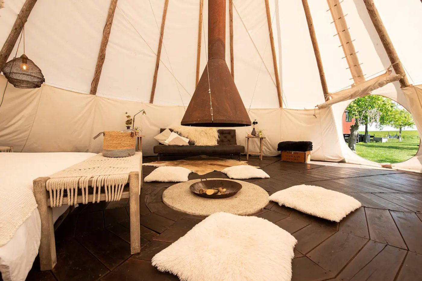 Tipi overnachting