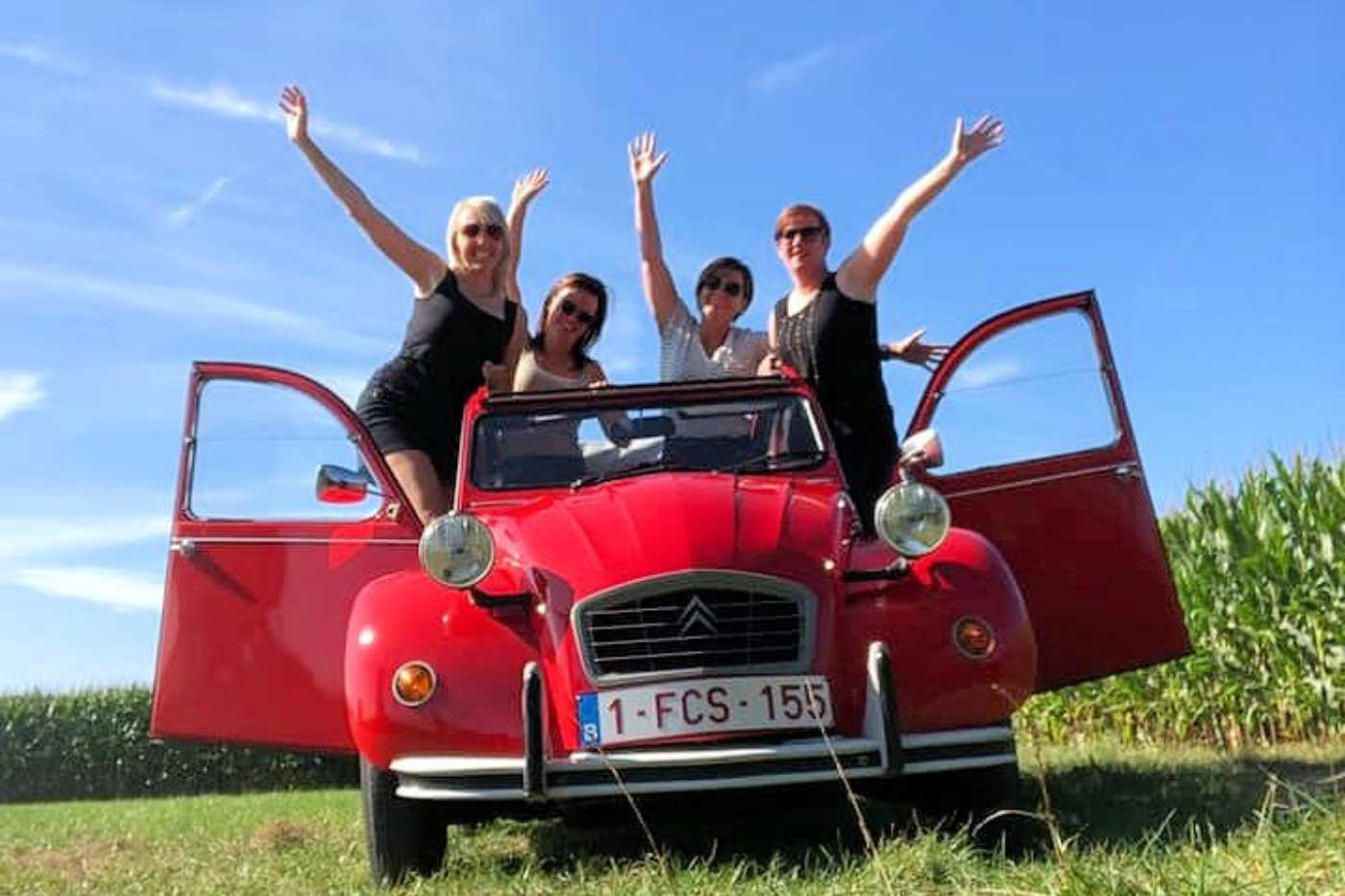 Toeren in een 2cv cadeau