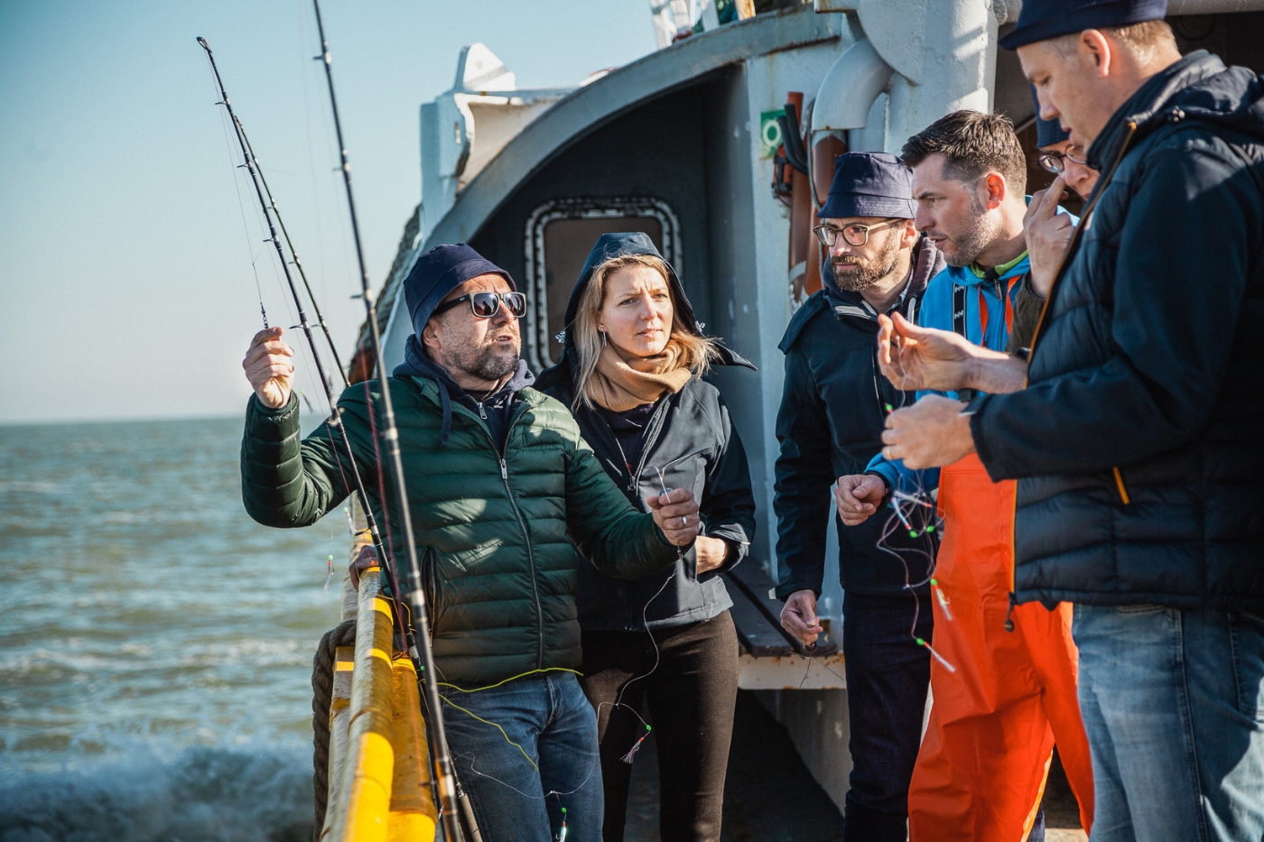 Vissen op de Noordzee!