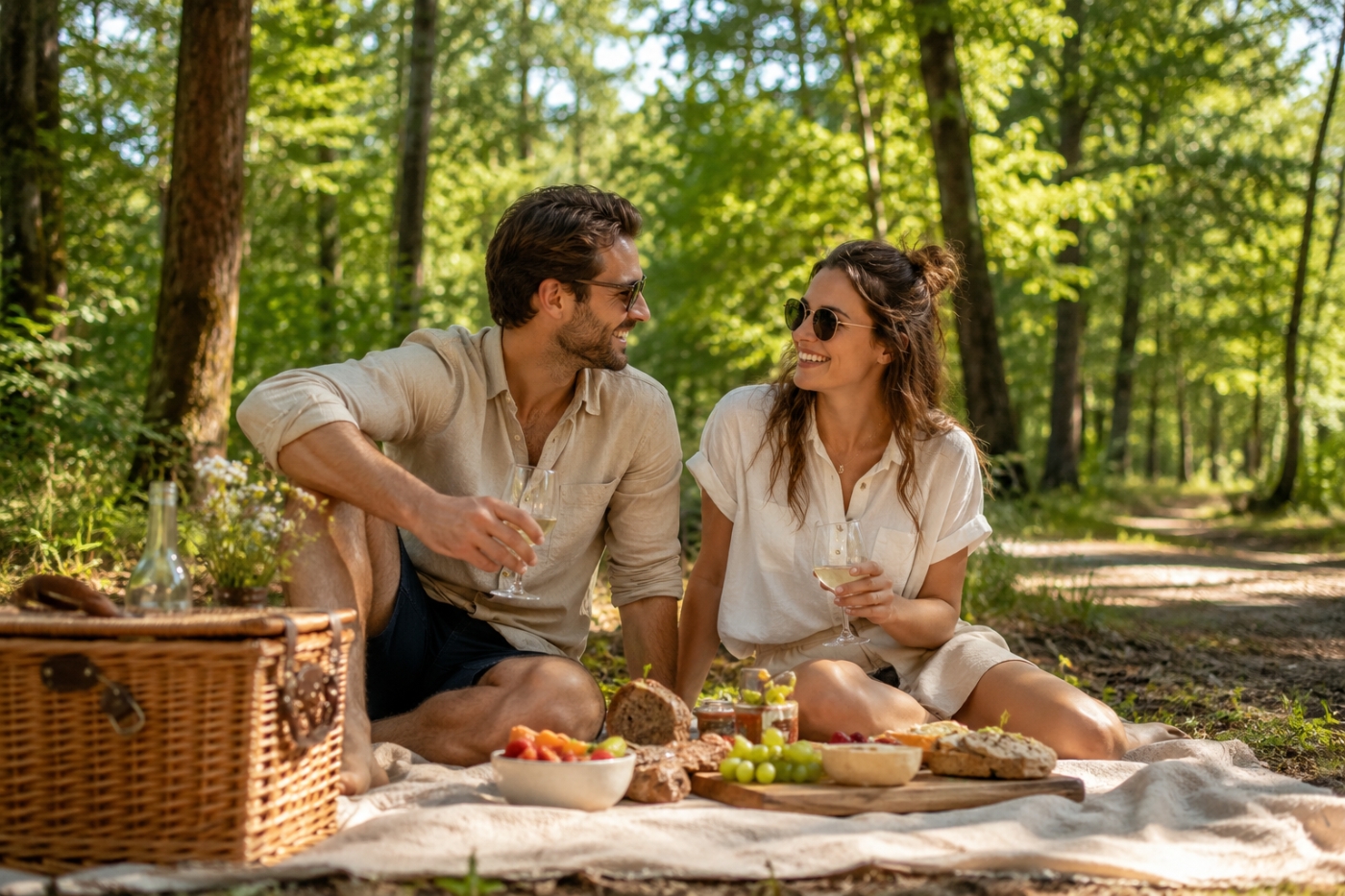 Picknick in het bos cadeau
