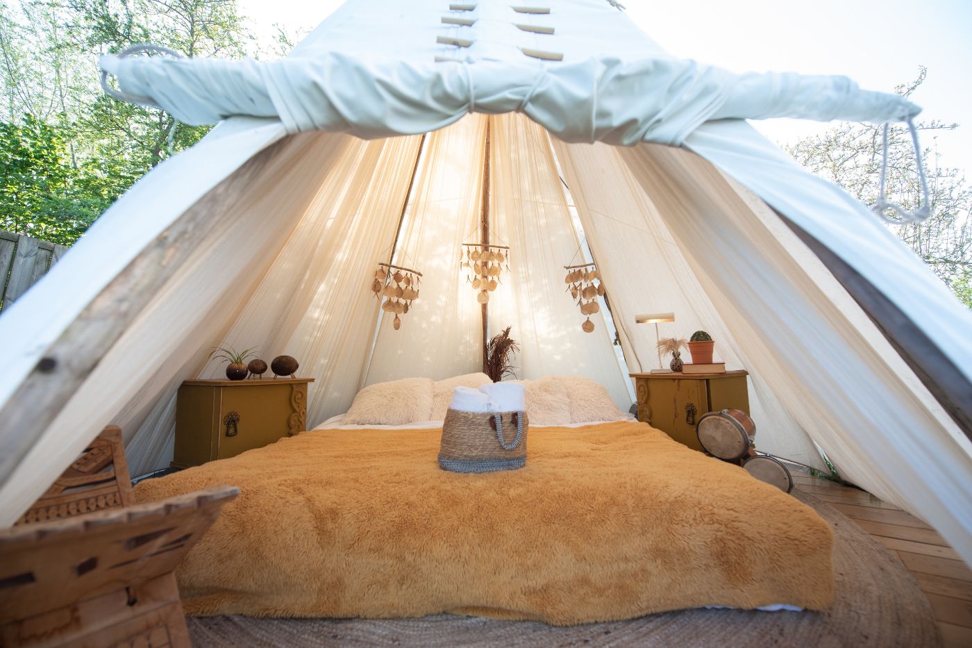 Tipi overnachting