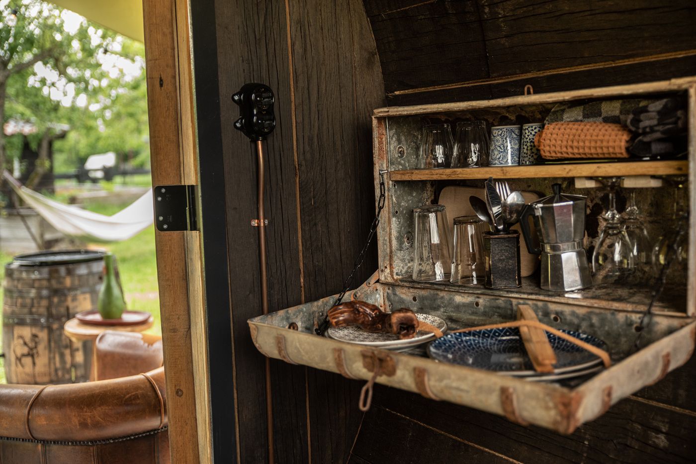 Tiny house wijnvat