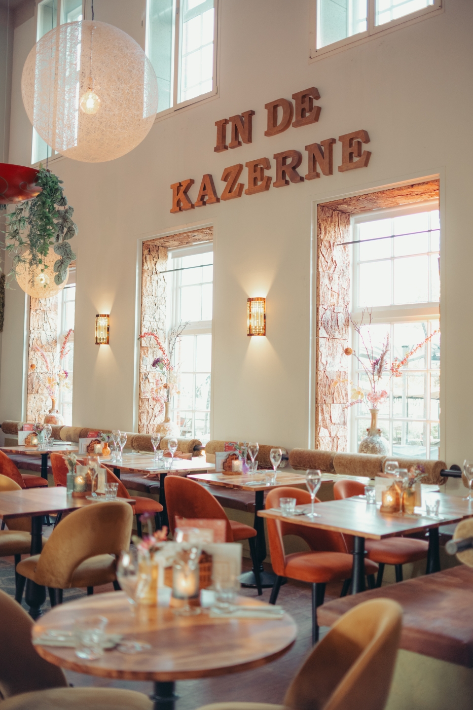 Dineren in oude legerkazerne