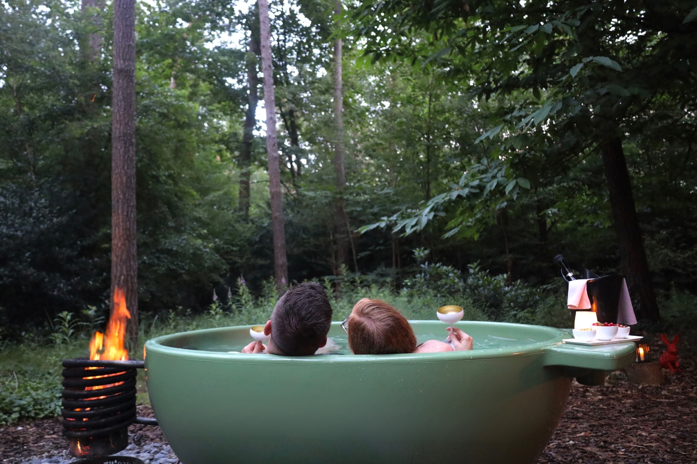 Privé sauna met diner