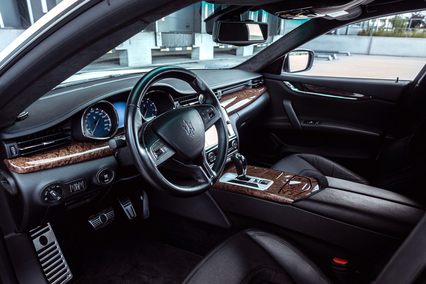 Rijden in een Maserati